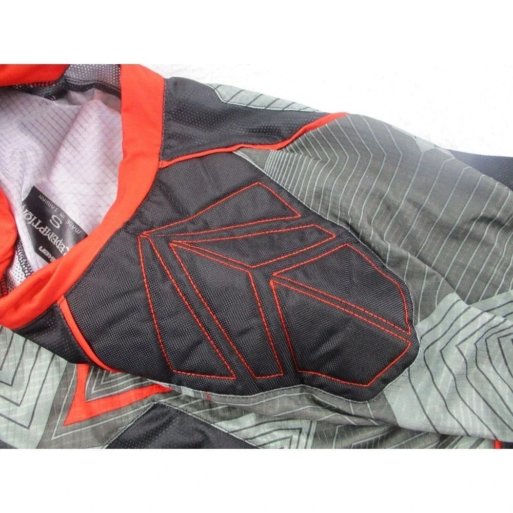 Valken Redemption Paintball Jersey‎ Mens Size Small Padded Logo Red Black *READ*